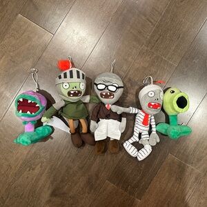 Zombie and Plant Plush Toy Set